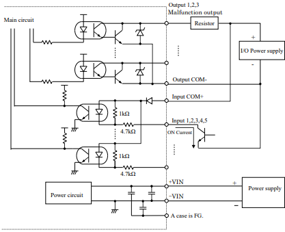 UST-30LCN (NPN type) Input/Output circuit	